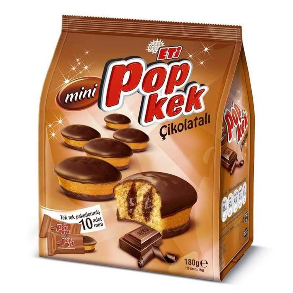 ETİ POPKEK MİNİ KAKAOLU 180 GR