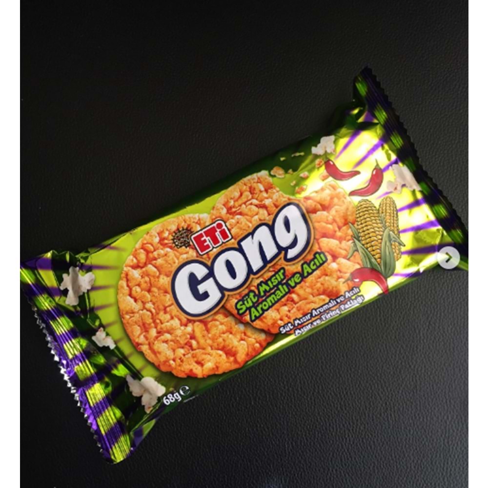ETİ GONG süt mısır - acılı 68 GR
