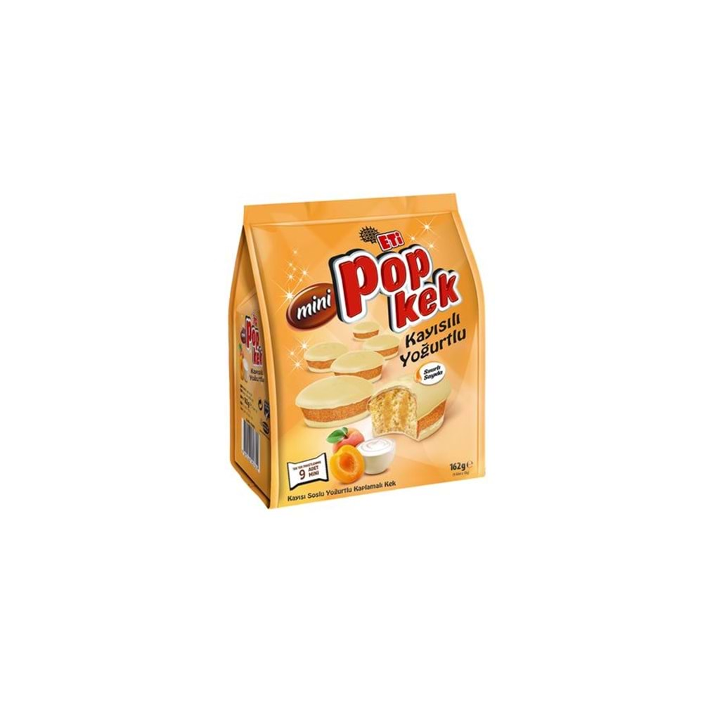 ETİ POPKEK MİNİ KAYISILI YOĞURTLU 162 GR