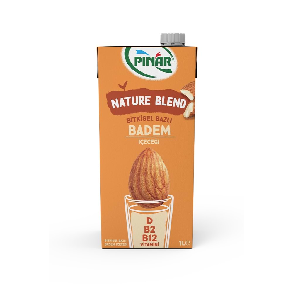 PINAR BİTKİSEL SÜT BADEMLİ 1 LT