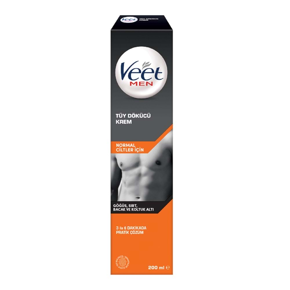 VEET KREM MEN 200 ML normal cilt AĞDA