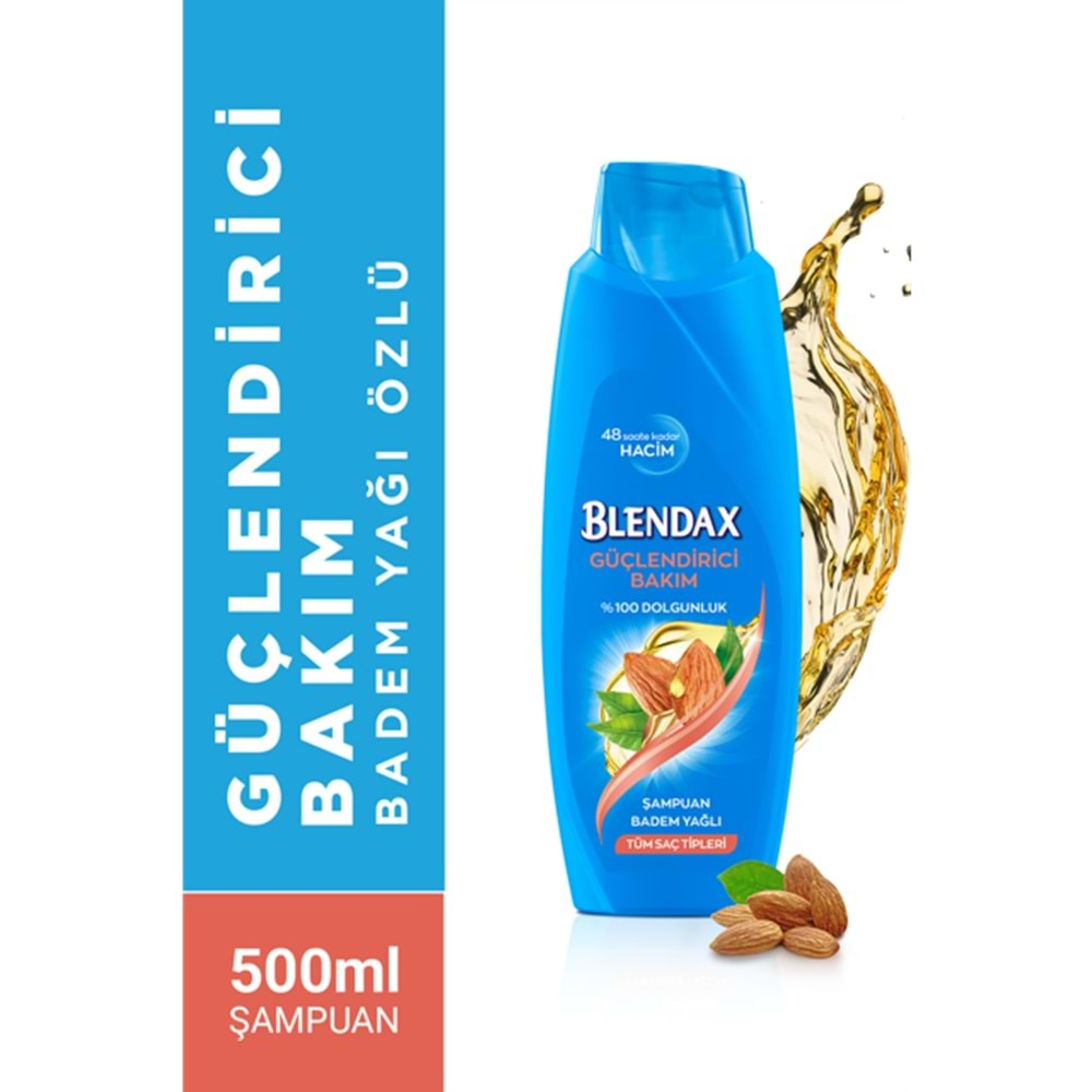 BLENDAX 1/1 500ML BADEM ŞAMPUAN