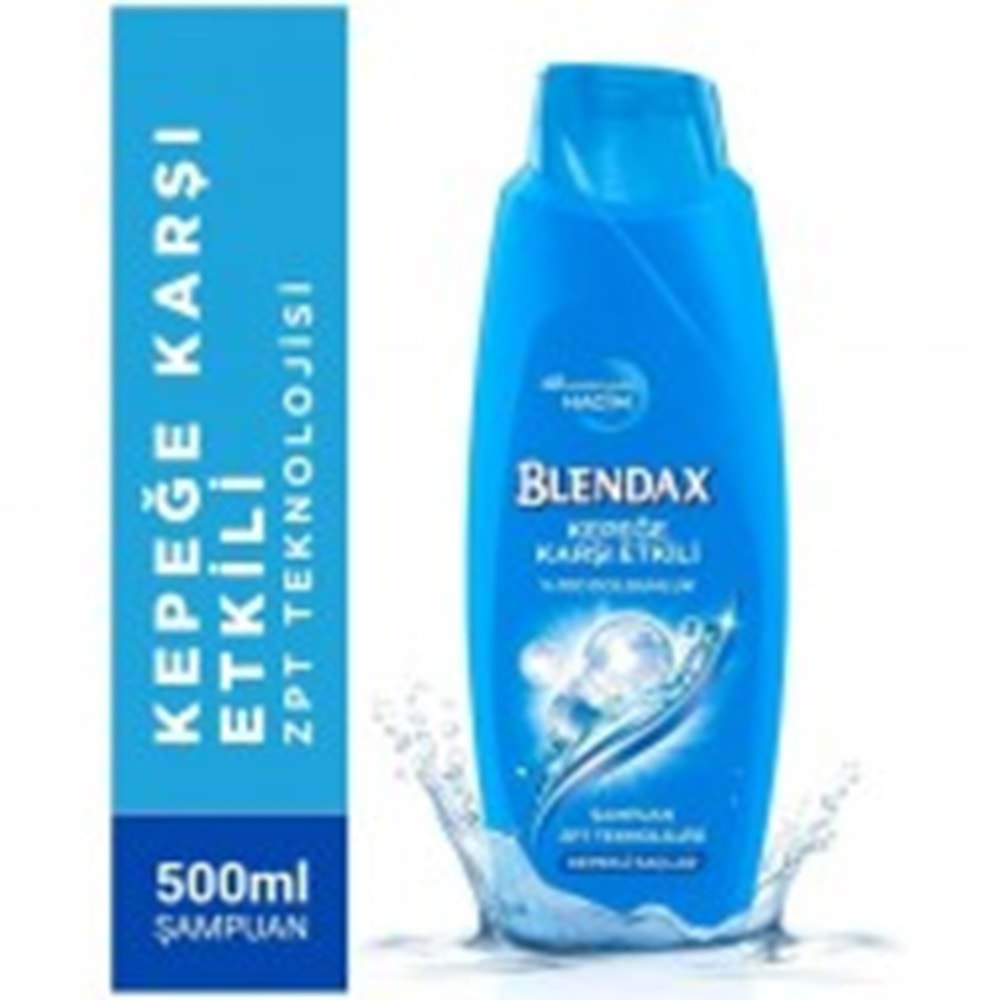 BLENDAX 1/1 500ML KEPEĞE KARŞI ETKİLİ ŞAMPUAN