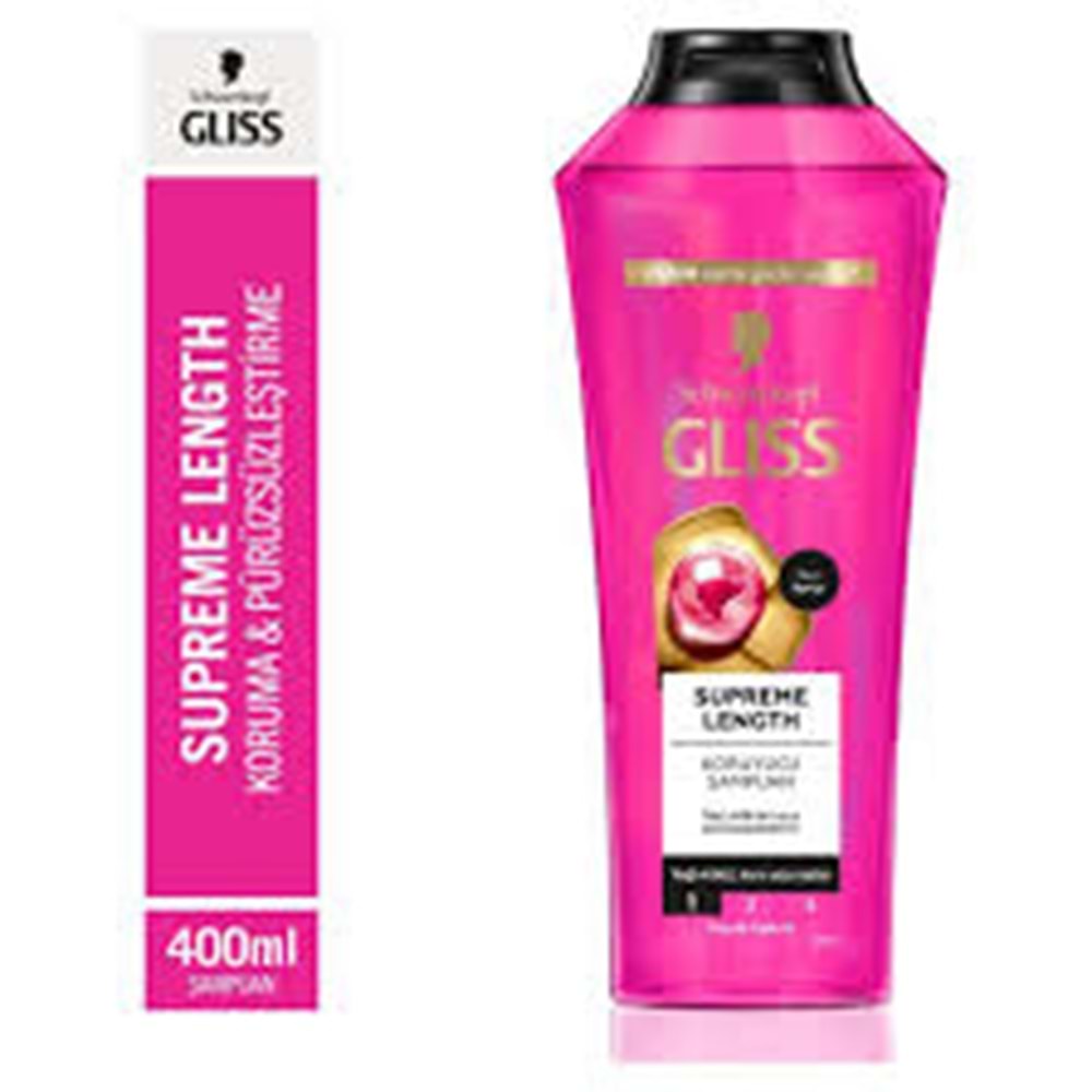Gliss ŞAMPUAN 400ml Supreme Length TR