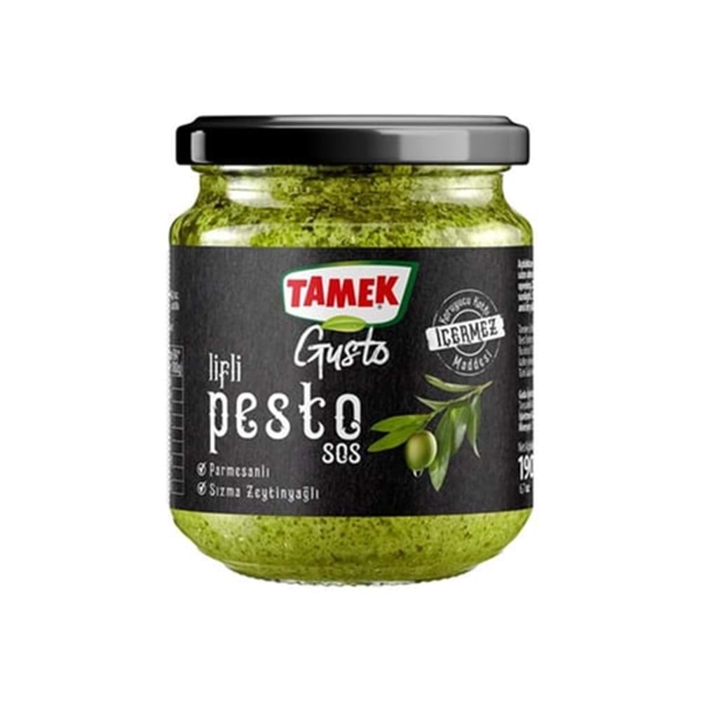 Tamek Gusto Lifli Pesto Sos 190 Gr