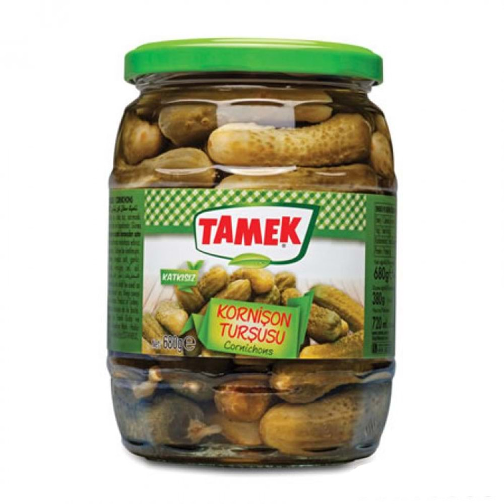 TAMEK KORNİŞON TURŞU 720 GR