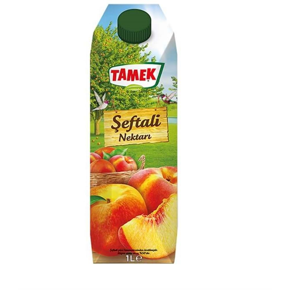 TAMEK 1 LT ŞEFTALİ NEKTARI