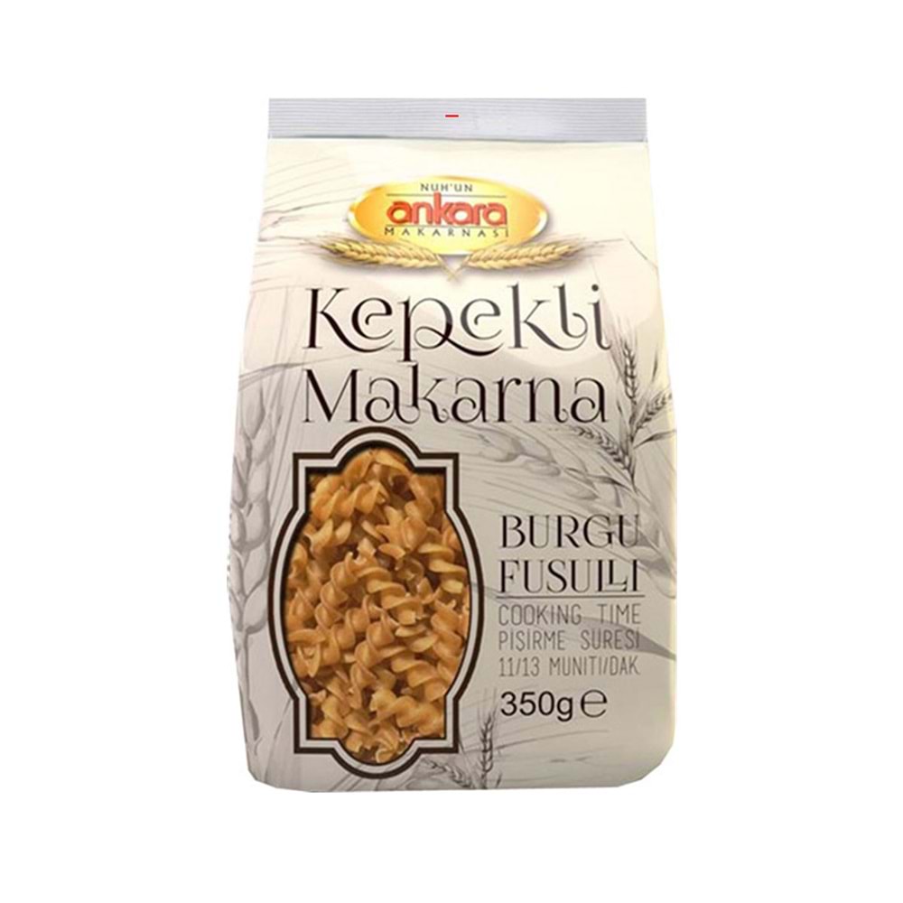 NUHUN ANKARA KEPEKLİ BURGU MAKARNA 350 GR