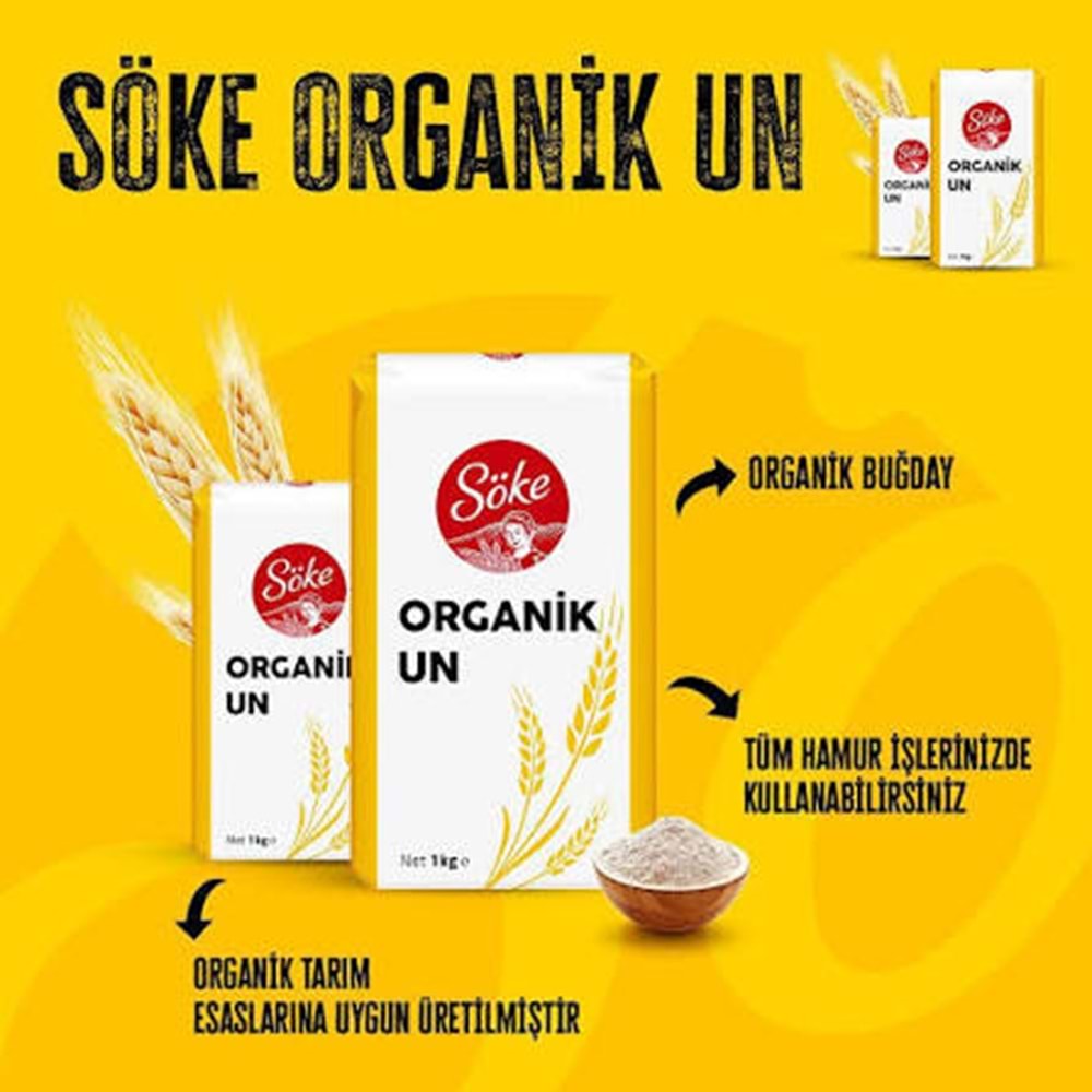 SÖKE ORGANİK UN 1 KG