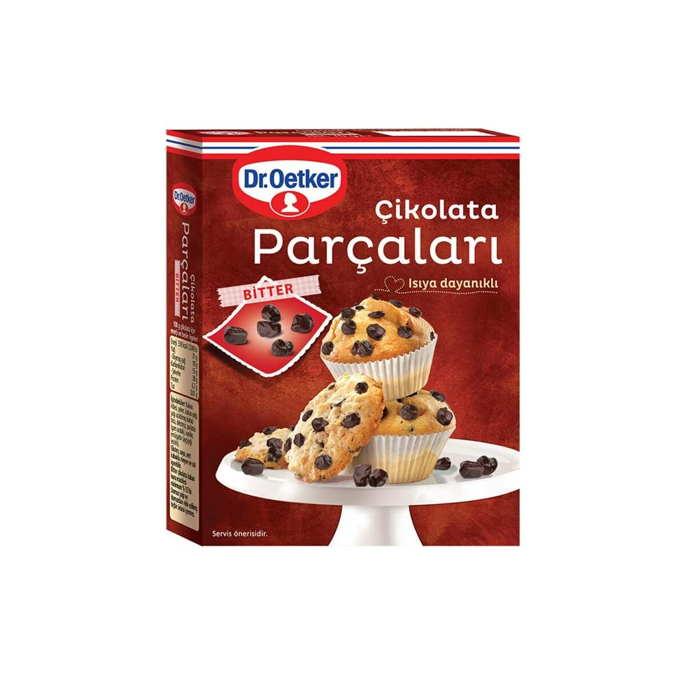 DR.OETKER ÇİKOLATA PARÇALARI BİTTER 70 GR