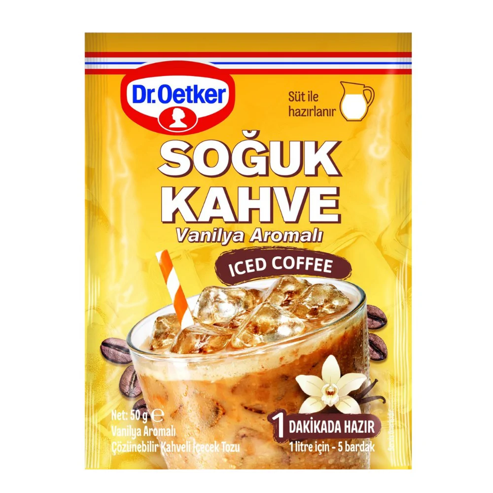 DR.OETKER SOĞUK KAHVE VANİLYA AROMALI 50 GR