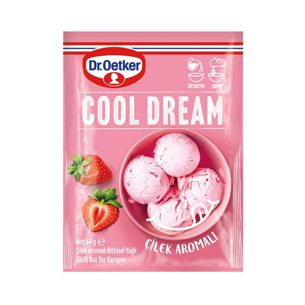 DR.OETKER COOL DREAM ÇİLEK AROMALI 64 GR