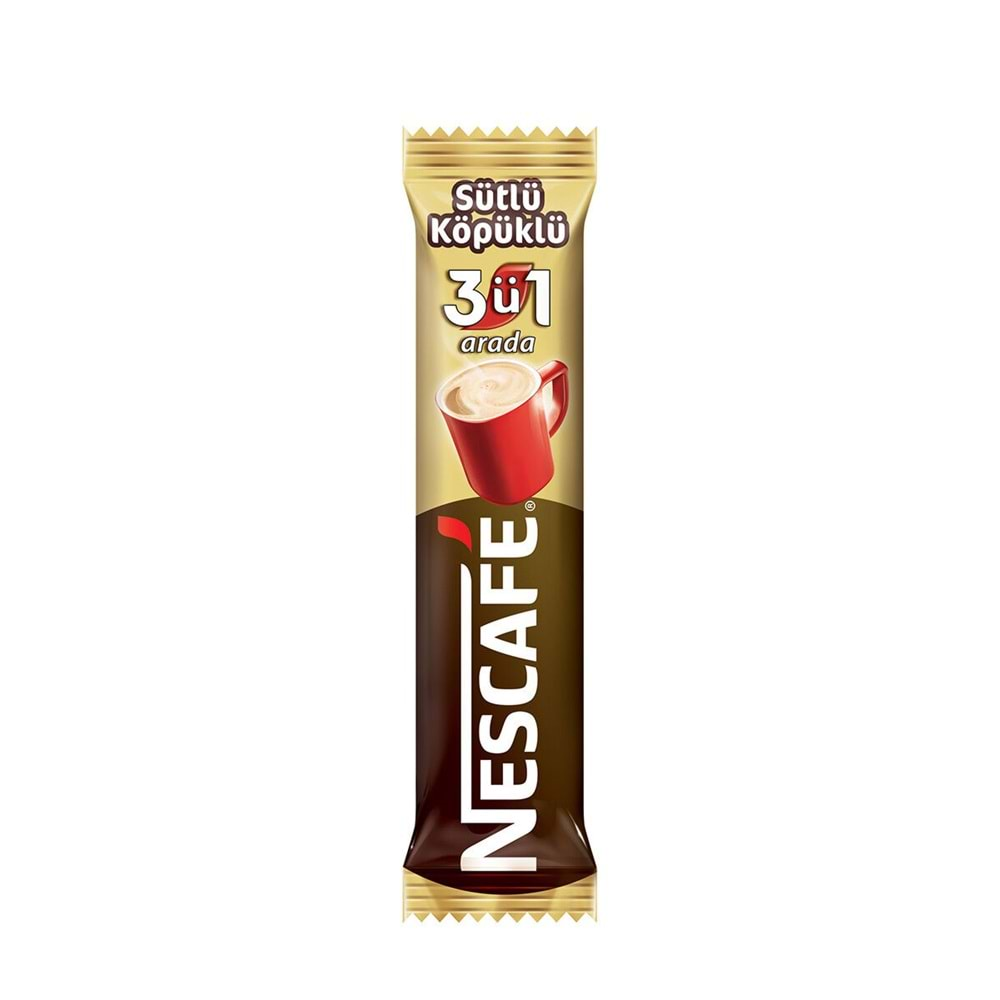 NESCAFE 3Ü1 ARADA SÜTLÜ KÖPÜKLÜ