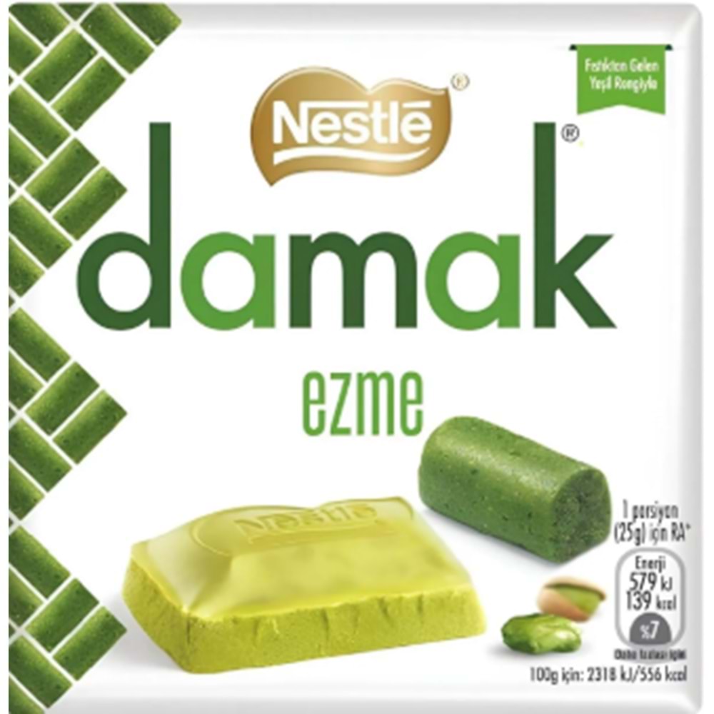 NESTLE DAMAK ÇİKOLATA EZME 55GR KARE