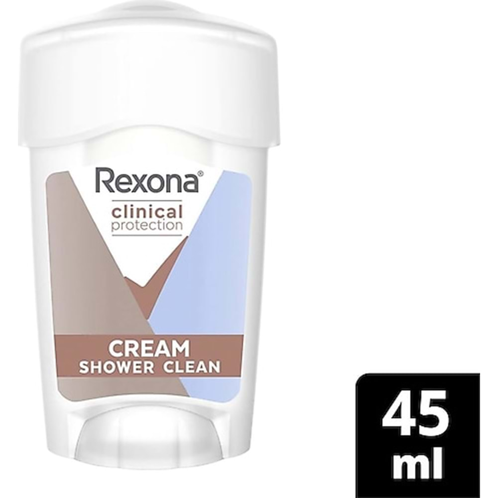 REXONA CLINICAL STICK KADIN SHOWER CLEAN 45 ML