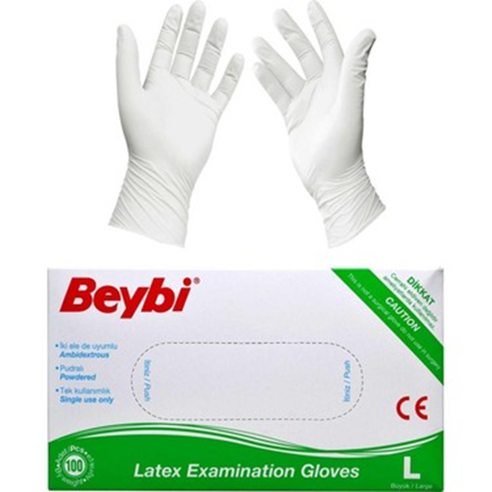 LATEX ELDİVEN BÜYÜK 100 LÜ BEYBİ
