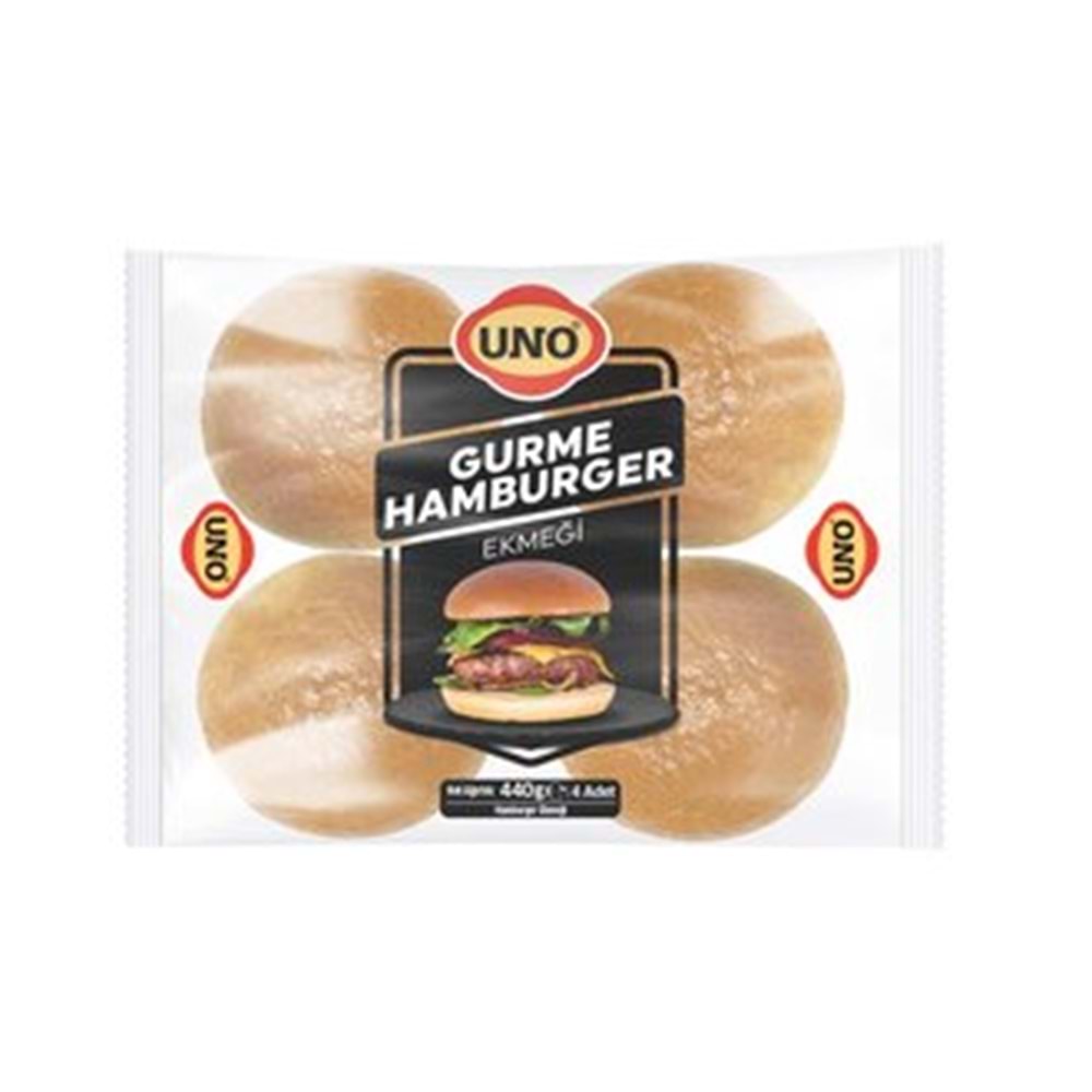 UNO GURME HAMBURGER EKMEK 440 GR 4 LÜ