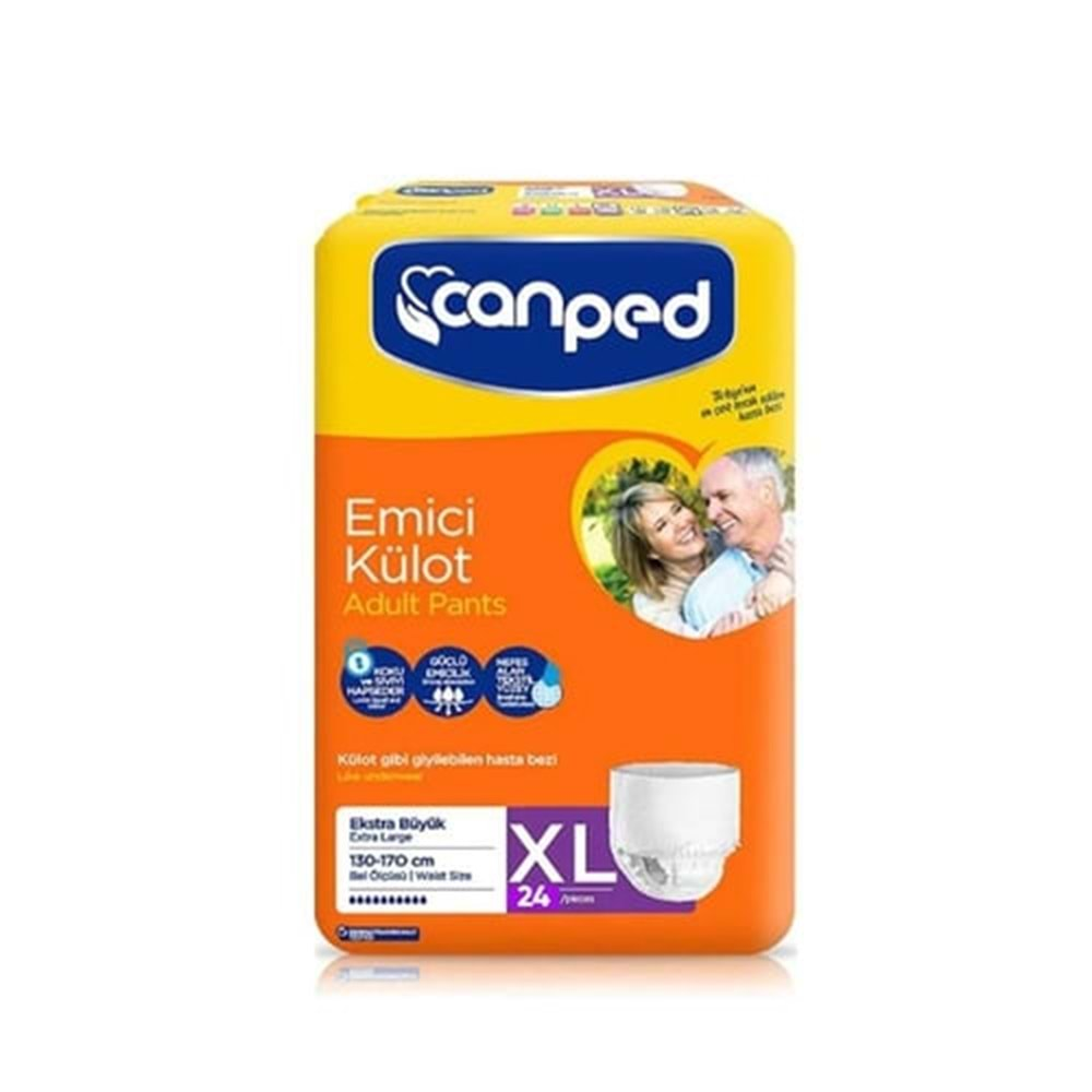 CANPED EMİCİ KÜLOT XL 24 LÜ HASTA BEZİ