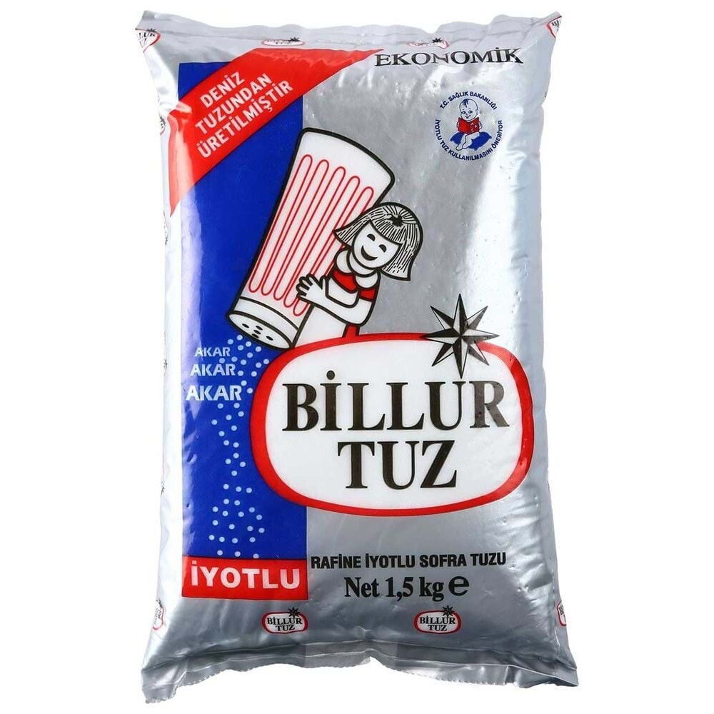 BİLLUR TUZ 1,5 KG