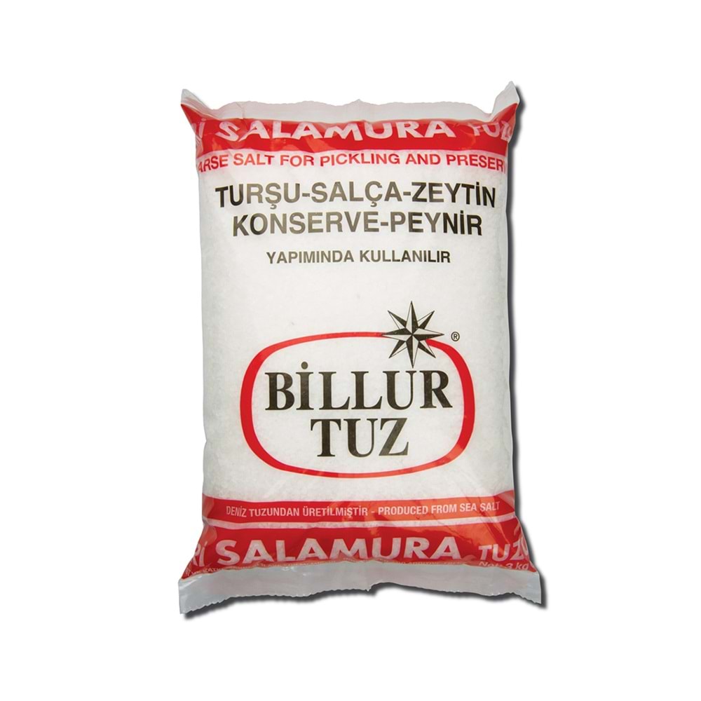 BİLLUR SALAMURA TUZ 3 KG TURŞULUK