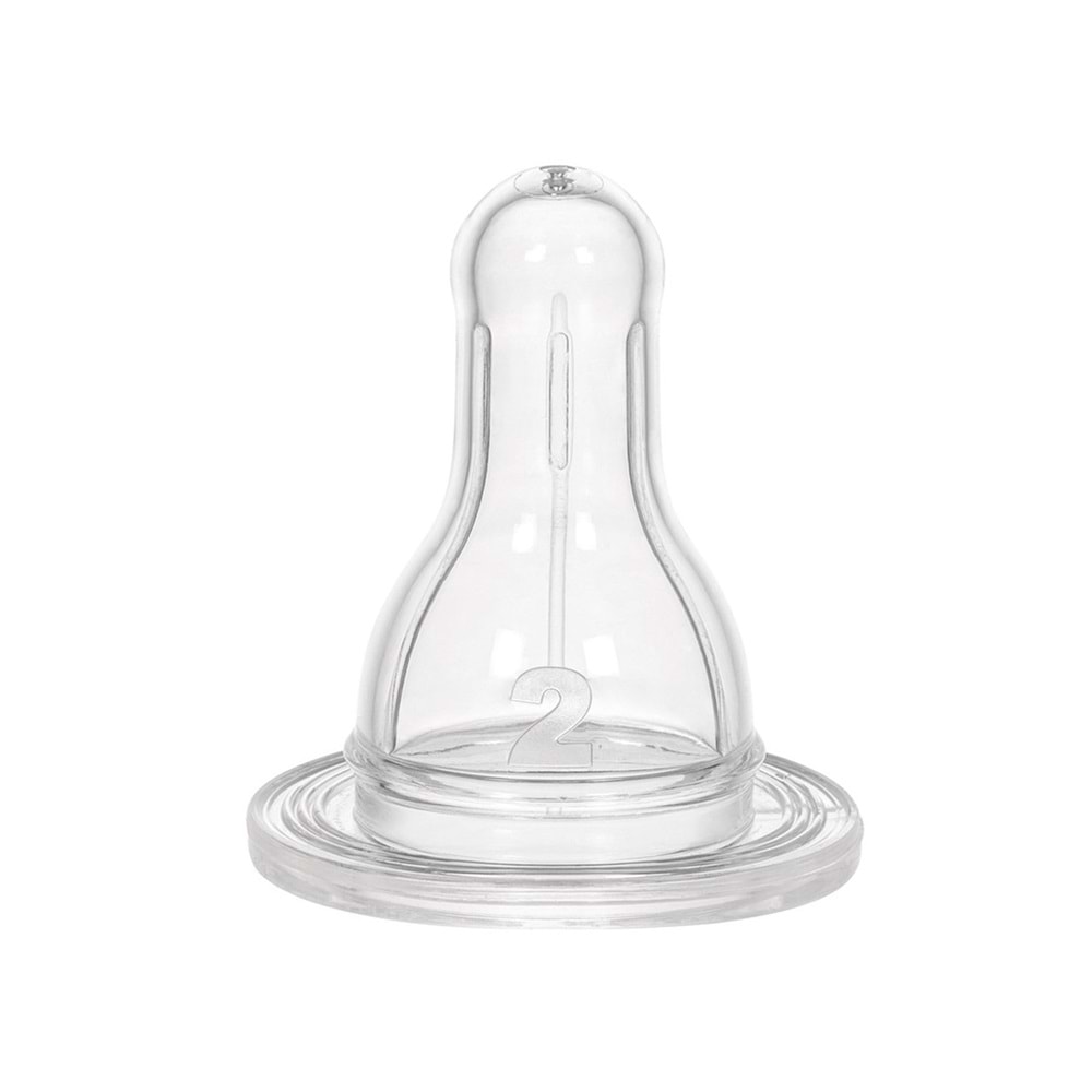 WEE BABY 821 Silikon Biberon Emziği Normal Akış No:2