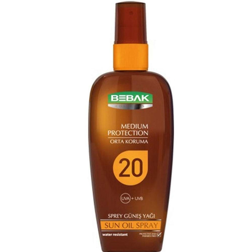 BEBAK GÜNEŞ YAĞI 20 SPF 150 ML