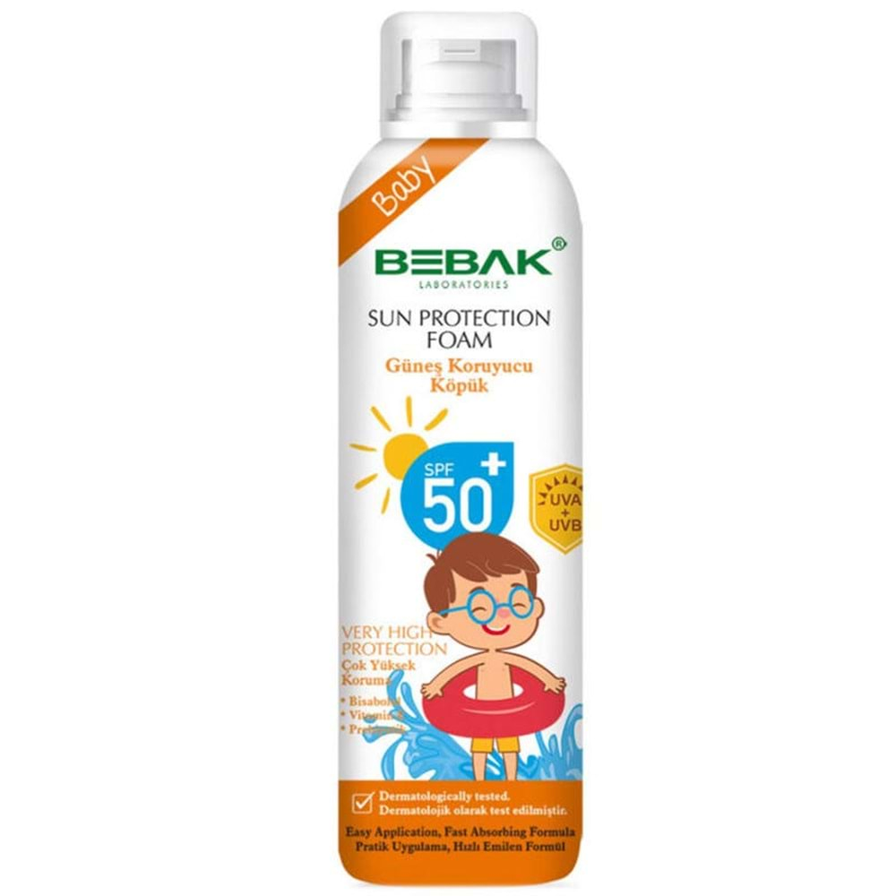 BEBAK BEBEK GÜNEŞ KÖPÜĞÜ 50 SPF 150 ML