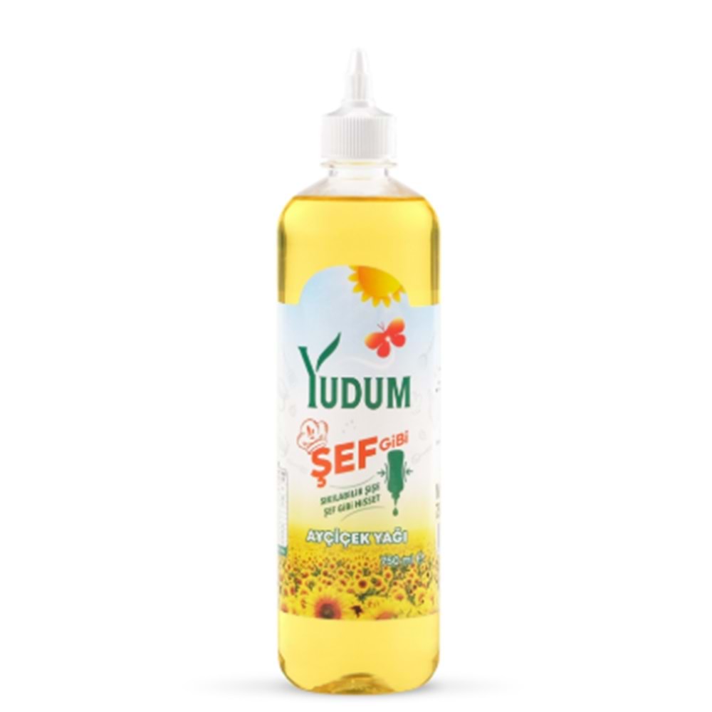 YUDUM ŞEF AYÇİÇEK YAĞI 750 ML