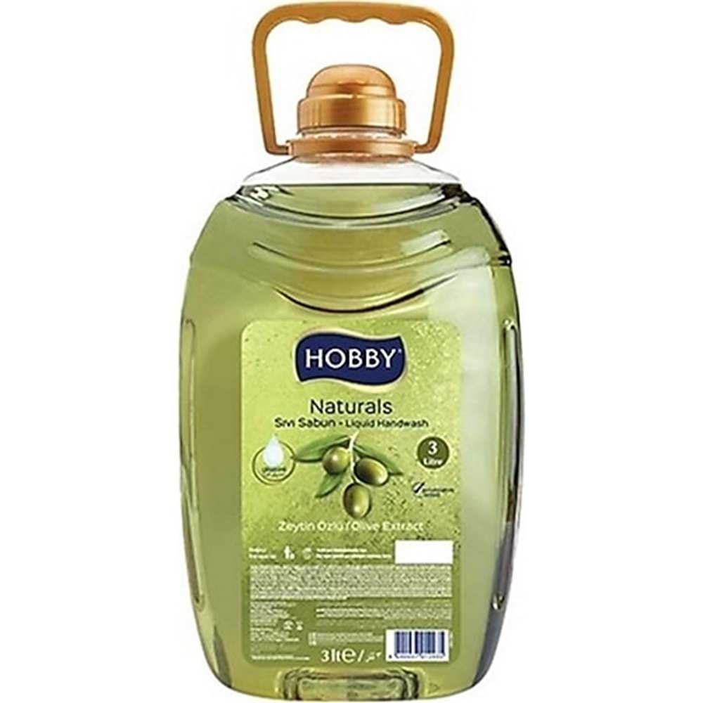 HOBBY 3LT SIVI SABUN NATUREL ZEYTİNYAĞLI