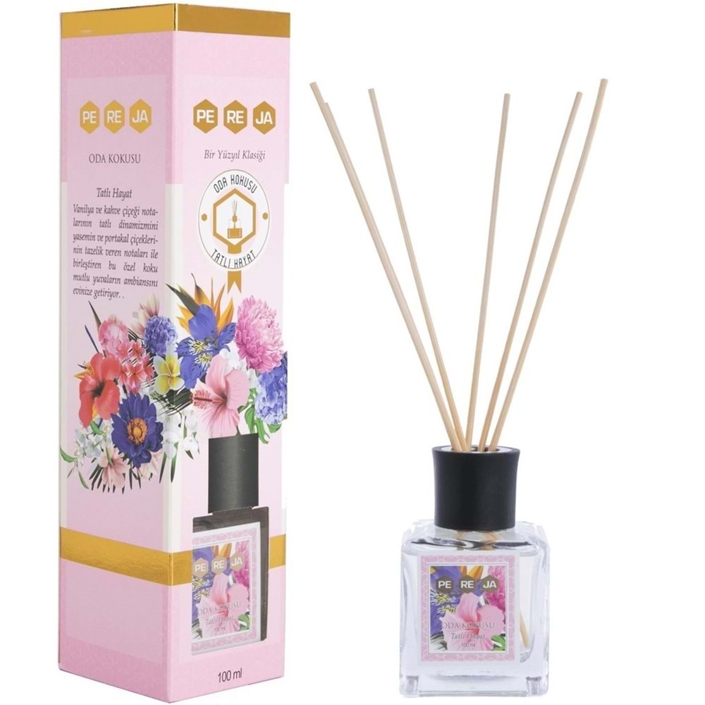 Pereja Diffuser TATLI HAYAT 100 Ml ÇUBUKLU ODA KOKUSU SPYRİ