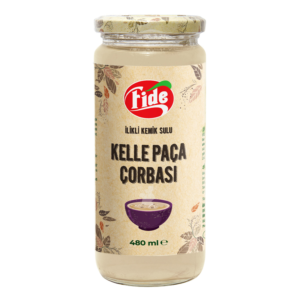 Fide Kemik Sulu Kelle Paça Çorbası 480 Ml