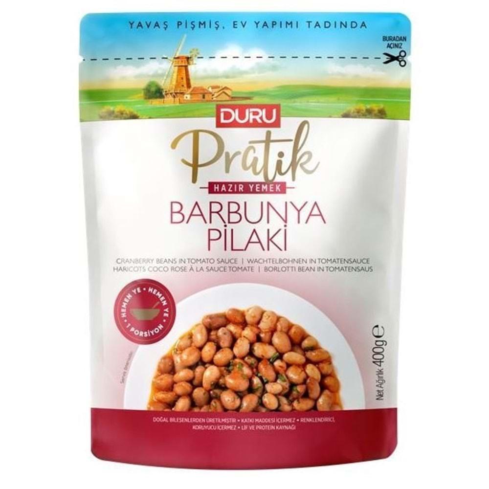 DURU PRATİK BARBUNYA PİLAKİ 400 GR