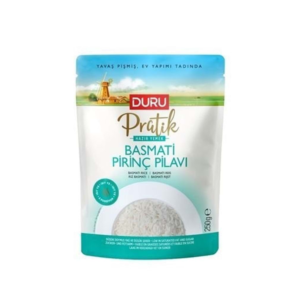 DURU PRATİK BASMATİ PİRİNÇ PİLAVI 250 GR