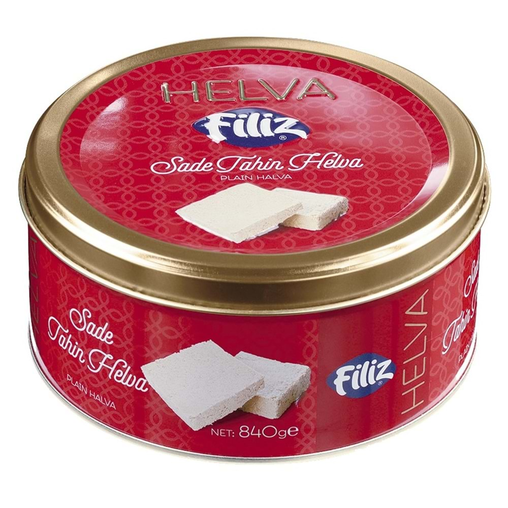 FİLİZ HELVA SADE 840GR TENEKE