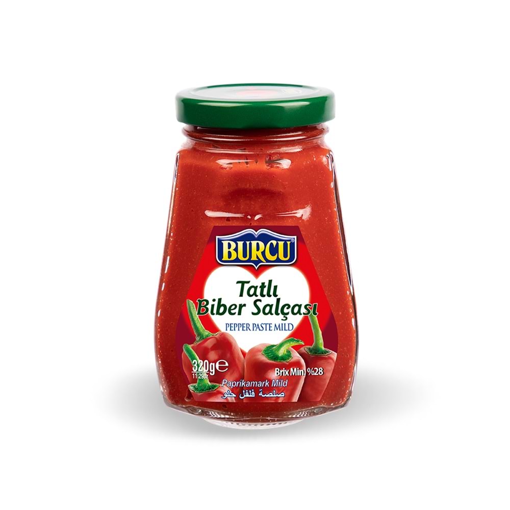 BURCU BİBER salçası 320gr TATLI CAM