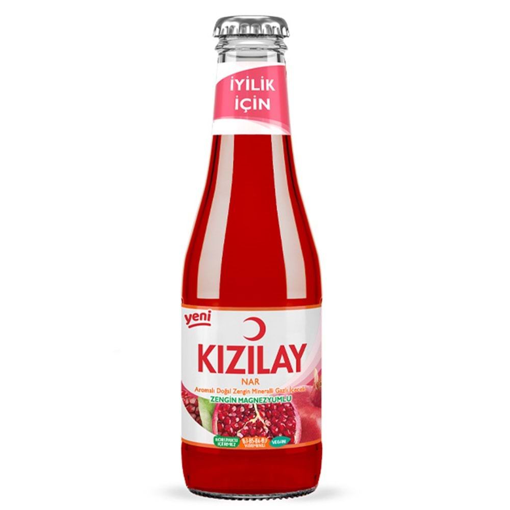 KIZILAY 200ML NARLI MADEN SUYU