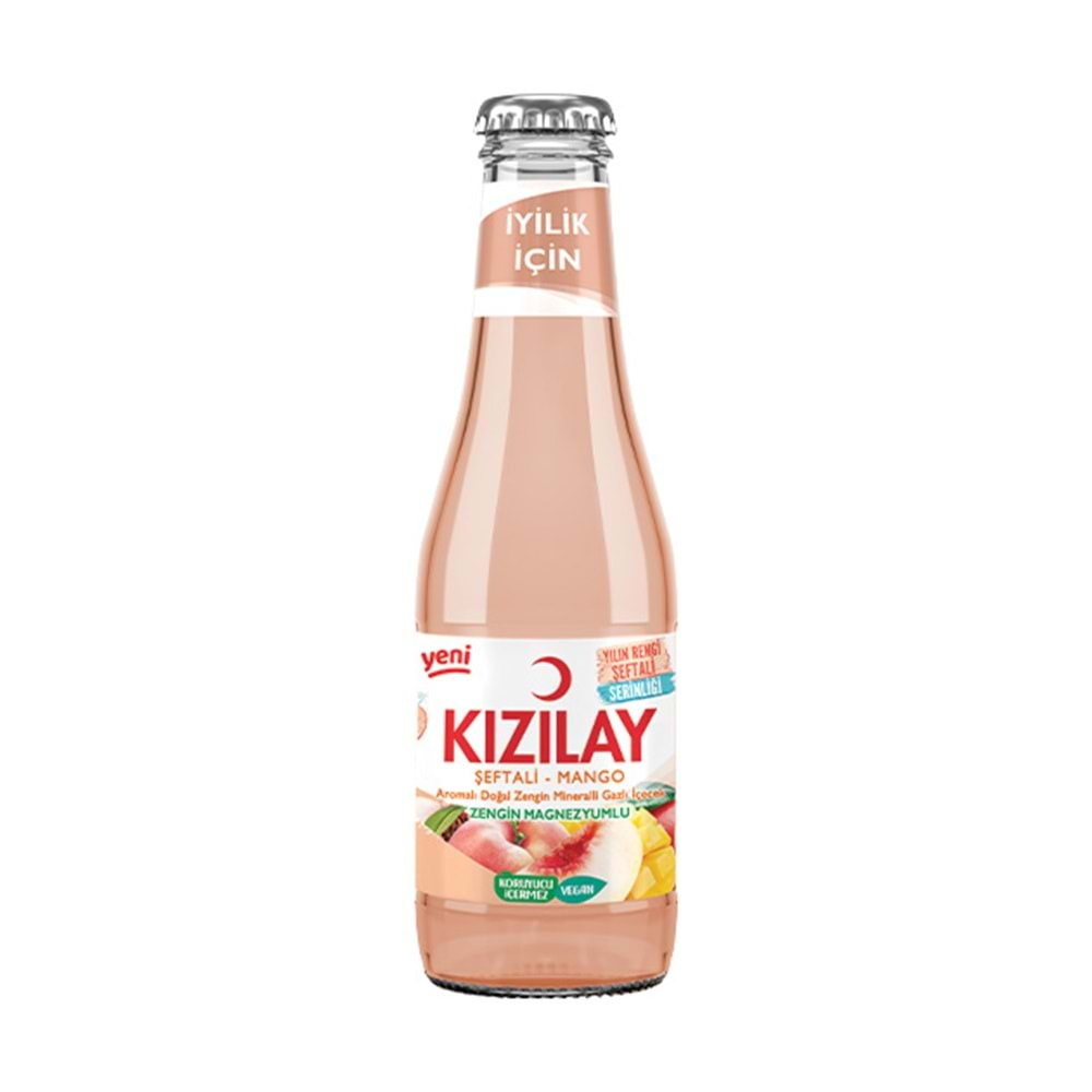 KIZILAY 200ML ŞEFTALİ MANGO MADEN SUYU