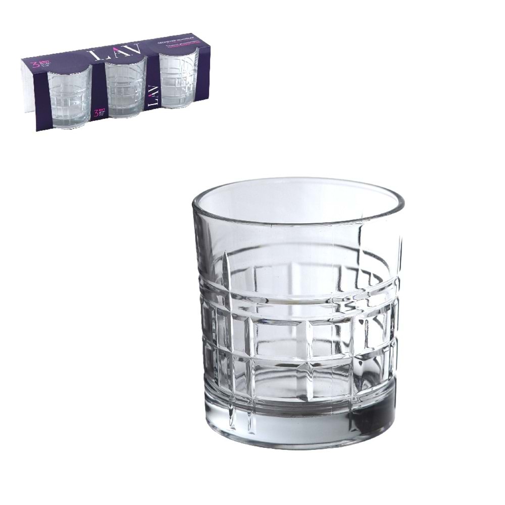 LAV BRİT BARDAK 3 LÜ BRT430A