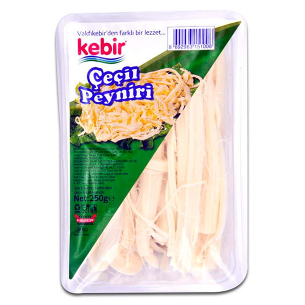 KEBİR ÇEÇİL PEYNİRİ 250 GR