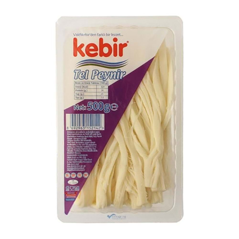 KEBİR TELLİ PEYNİR YAĞLI 500 GR