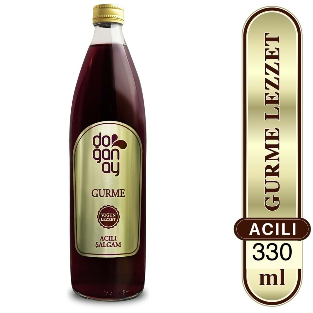 DOĞANAY ŞALGAM SUYU GURME CAM ACI 330 ML