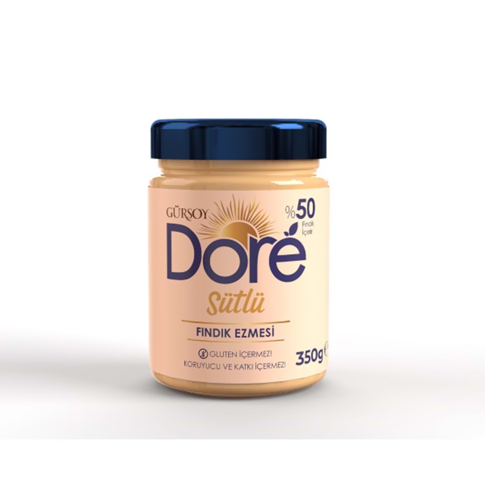 GÜRSOY Dore Sütlü Fındık Ezmesi - 50% Fındık 350 gr