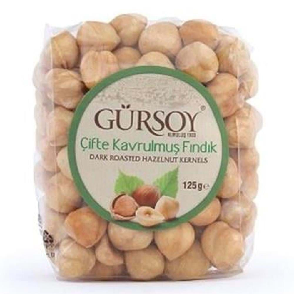 GÜRSOY FINDIK 125GR ÇİFTE KAVRULMUŞ