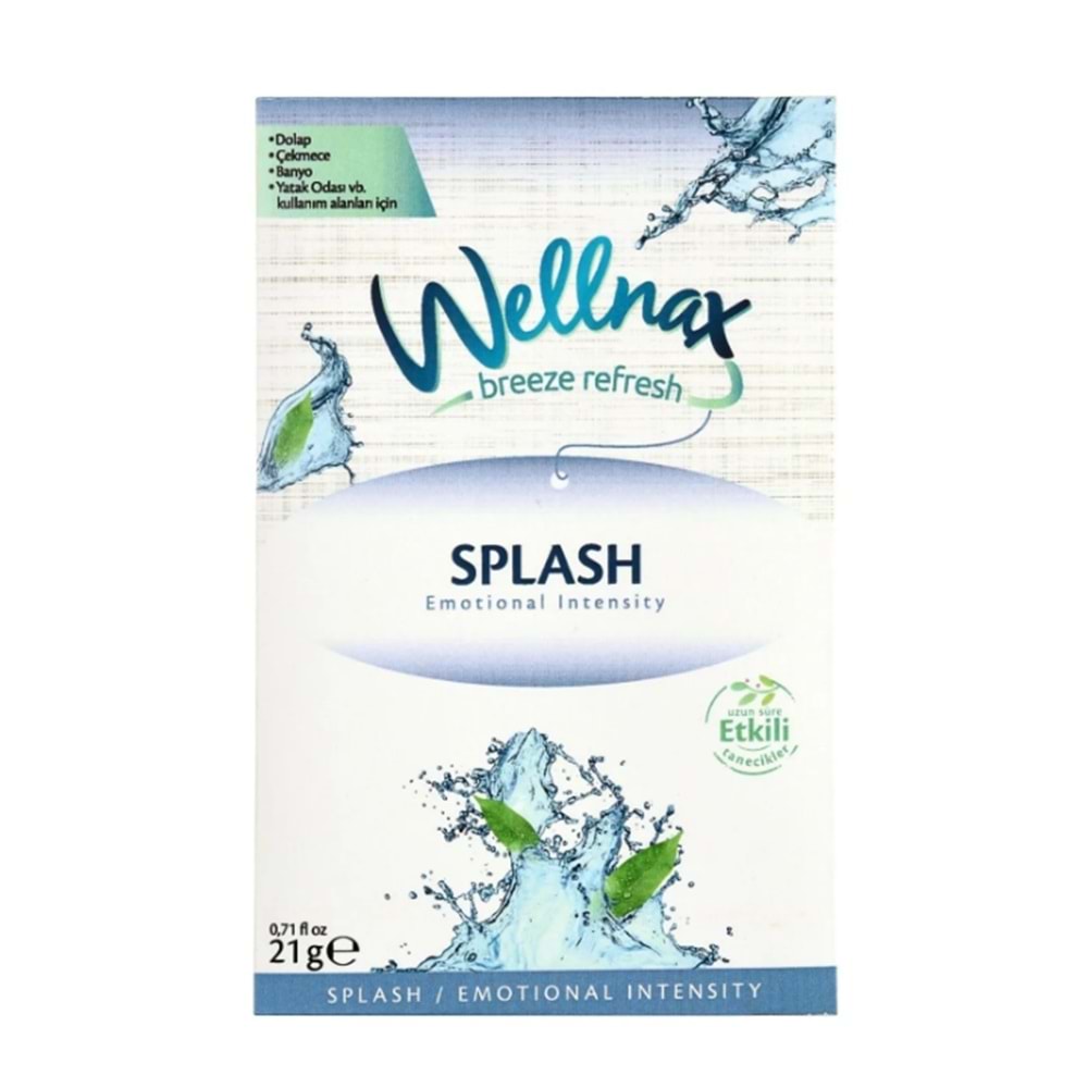 WELLNAX DOLAP ÇEKMECE KOKUSU SPLASH