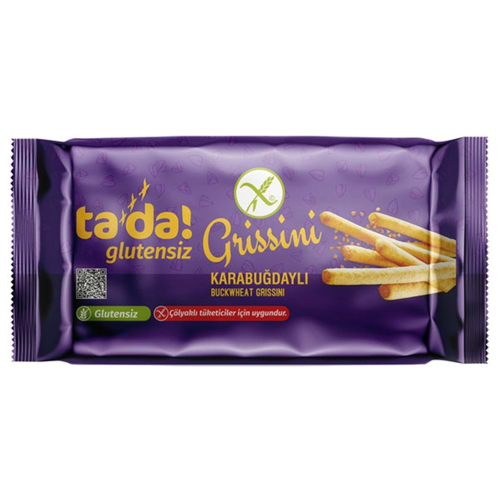 TADA GLUTENSİZ GRİSSİNİ karabuğdaylı 75 GR