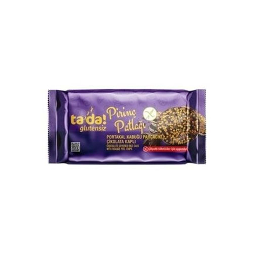 TADA GLUTENSİZ PİRİNÇ PATLAĞI PORTAKAL KABUĞU 84 GR