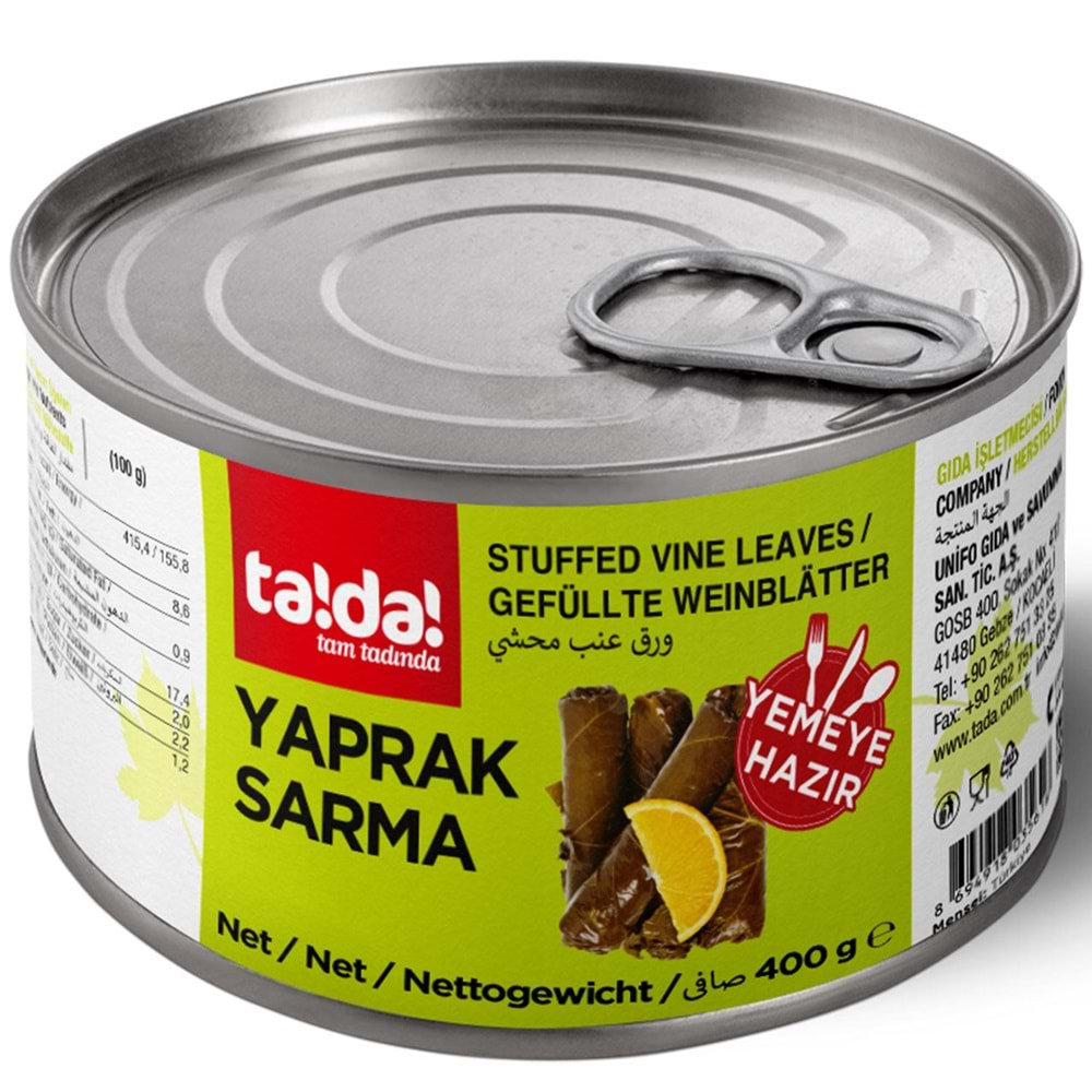 TADA YAPRAK SARMA 400 GR