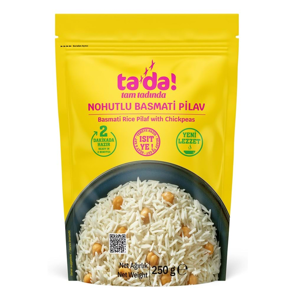 TADA NOHUTLU BASMATİ PİLAVI 250 GR