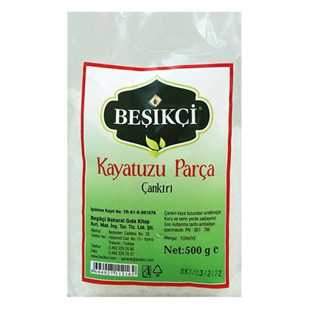 BEŞİKÇİ KAYATUZU PARÇA 500 GR