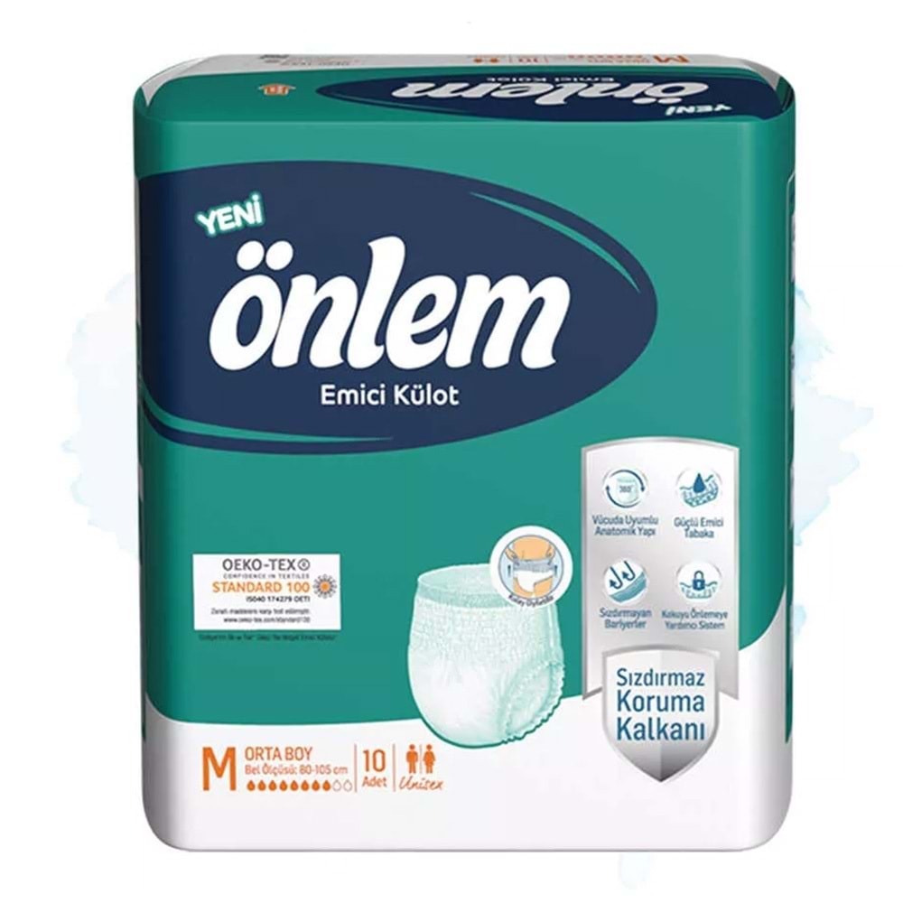 ÖNLEM HASTA BEZİ EMİCİ KÜLOT 10 LU MEDİUM